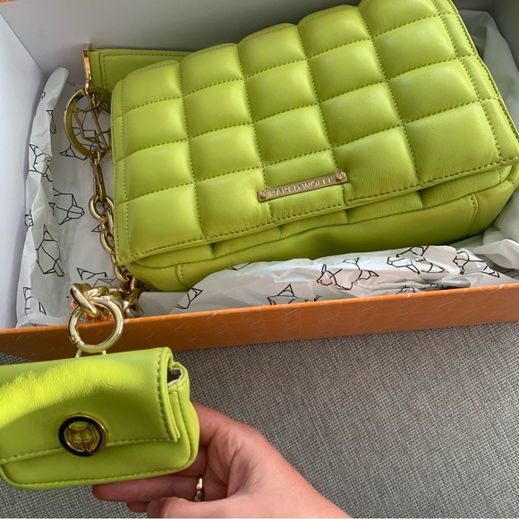 Naked Wolfe green leather handbag - Picture 7 of 9